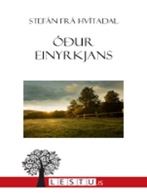 cover image of Óður einyrkjans